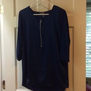 Never worn Vince Camuto Royal Blue tunic